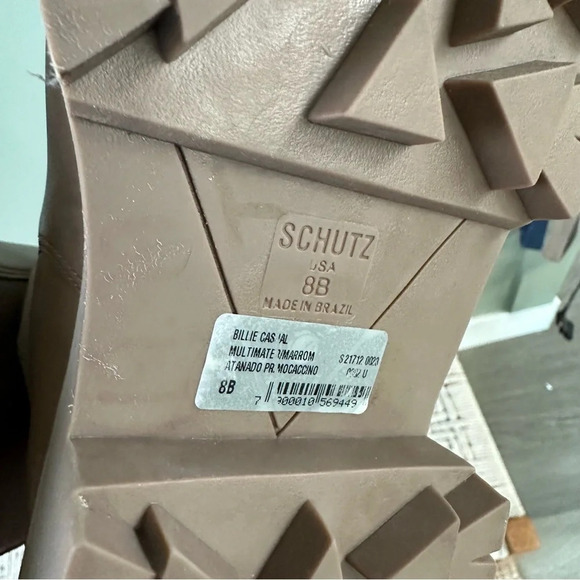 Schutz Billie Casual Bootie casual moccacino tan faux leather boots - Picture 8 of 8